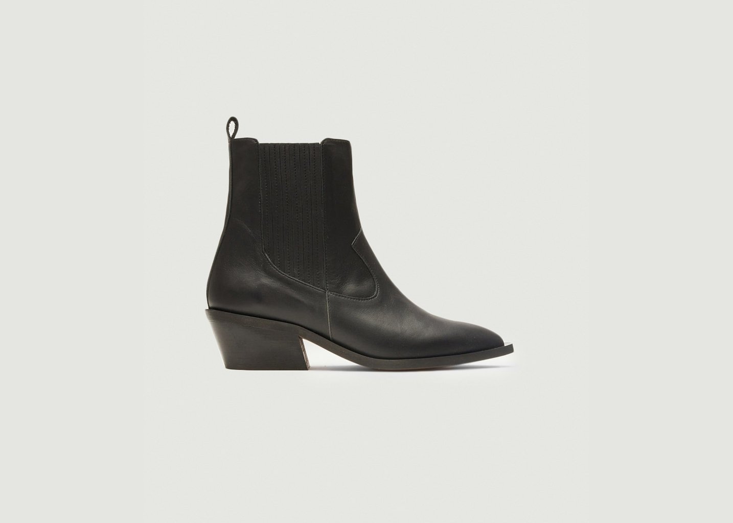 l'exception Bottines à talons Georgia Noir Odaje ex M.Moustache