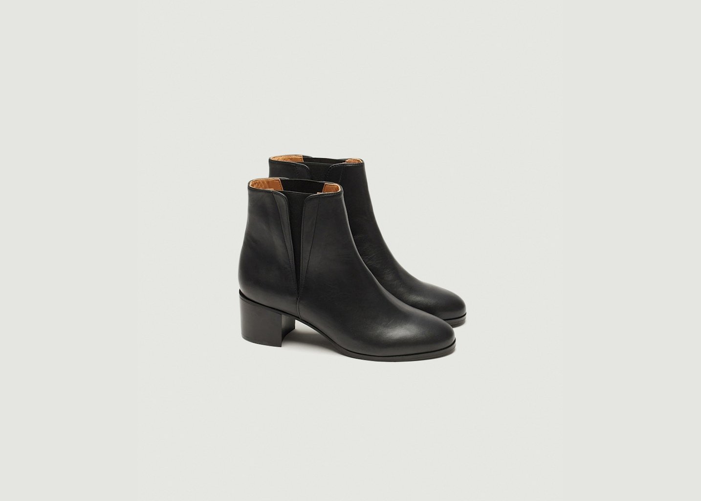 L'exception Bottines à Talons Jeanne M Noir Odaje Ex M.Moustache