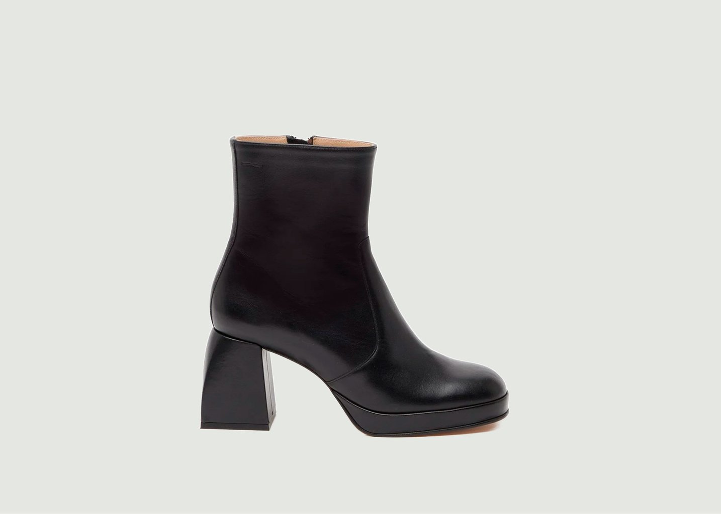 l'exception Bottines à talons Marina Noir Odaje ex M.Moustache