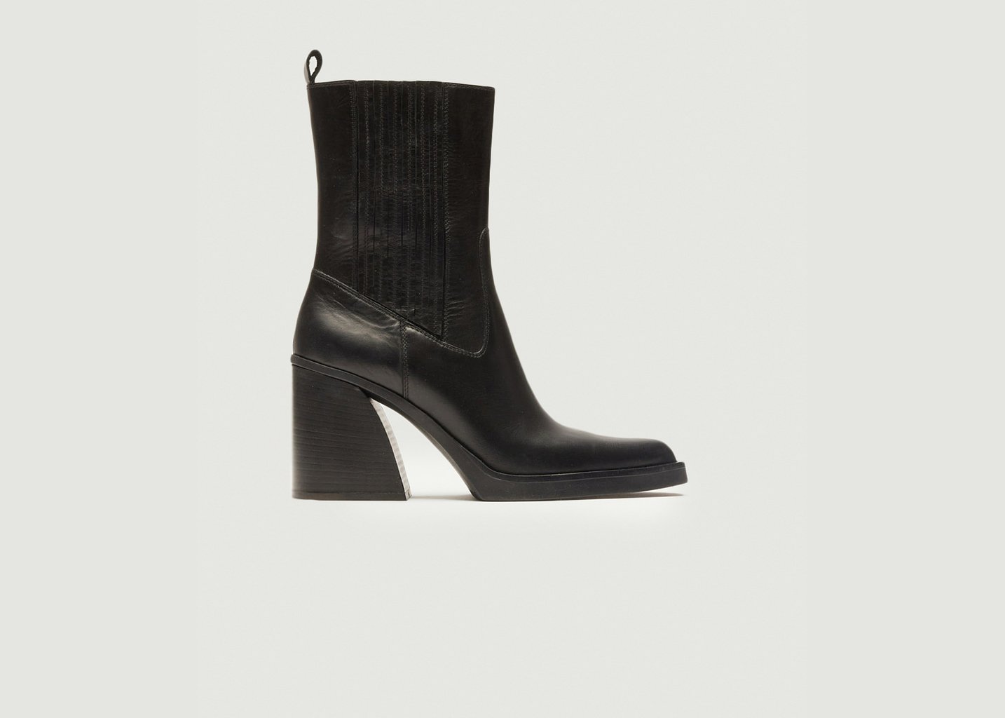 l'exception Bottines À Talons Paola Noir Odaje ex M.Moustache