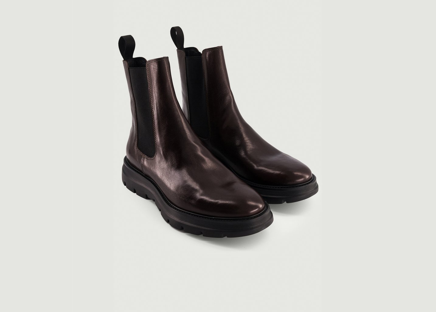 L'exception Bottines Chelsea Edition 14 Marron National Standard