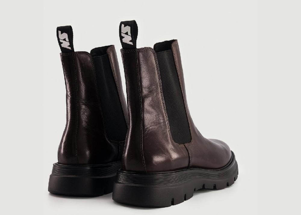 L'exception Bottines Chelsea Edition 14 Marron National Standard