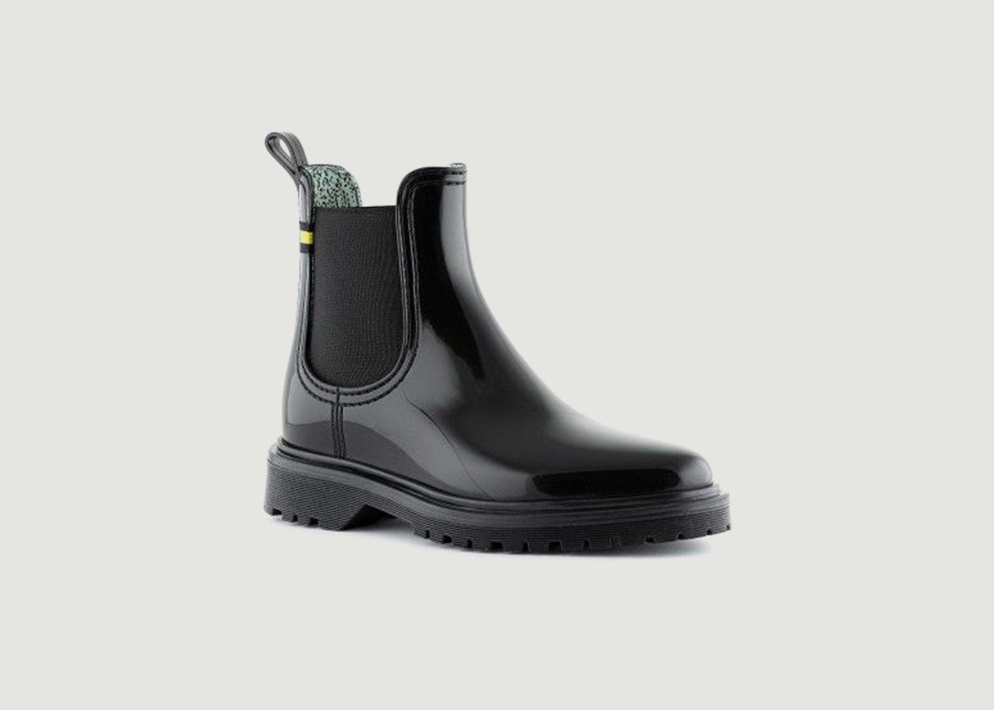 L'exception Bottines De Pluie Maren Noir Lemon Jelly