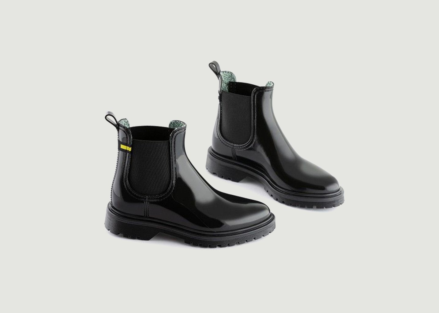 L'exception Bottines De Pluie Maren Noir Lemon Jelly