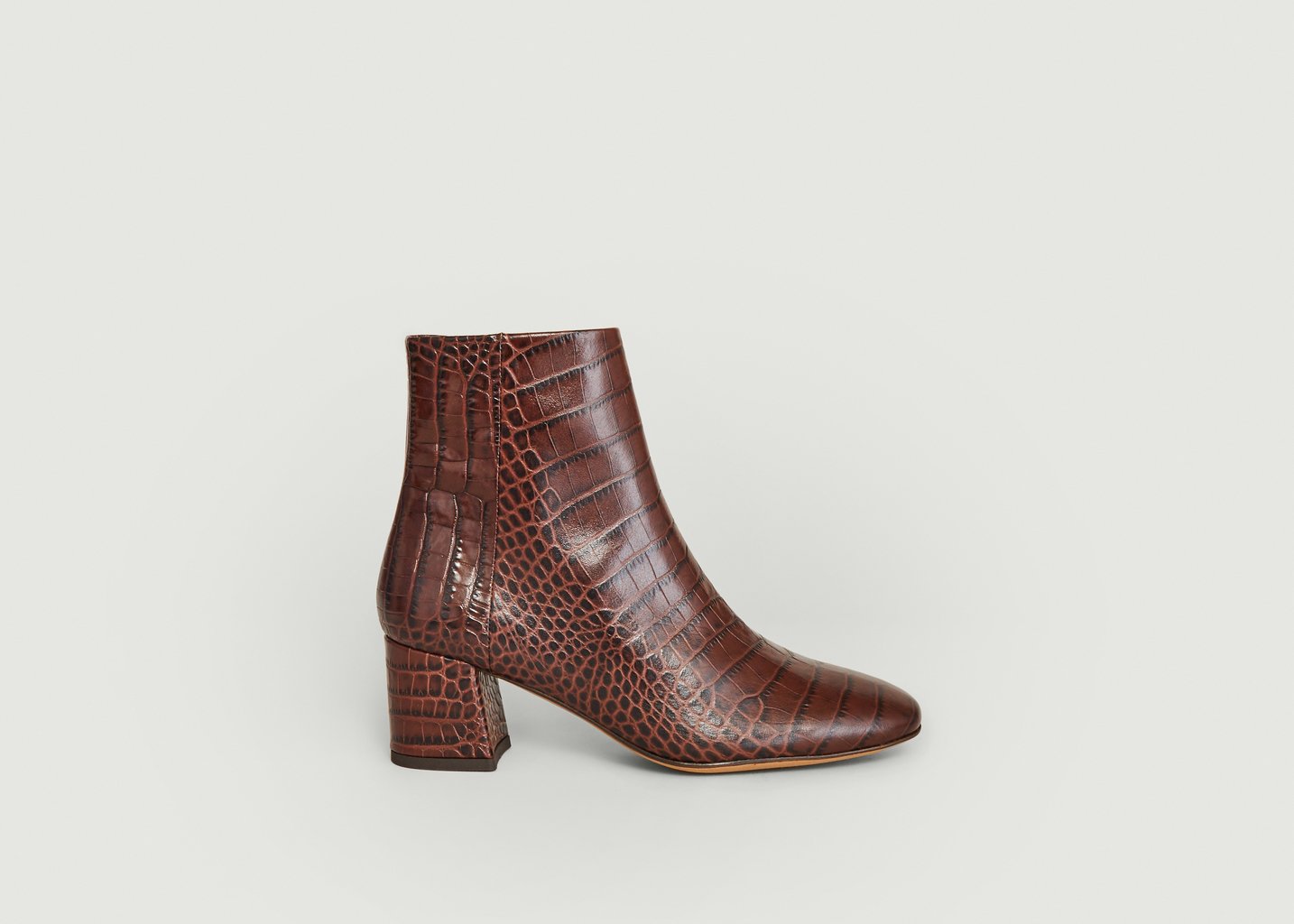 L'exception Bottines Effet Croco Dune L'Exception X Anthology Caramel L'Exception Paris