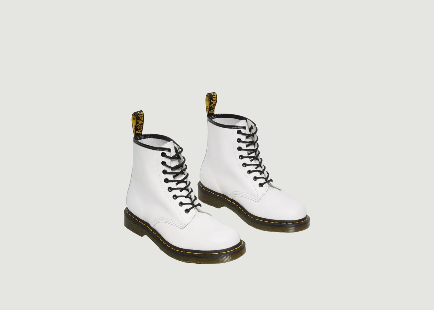 L'exception Bottines En Cuir 1460 Smooth Blanc Dr. Martens