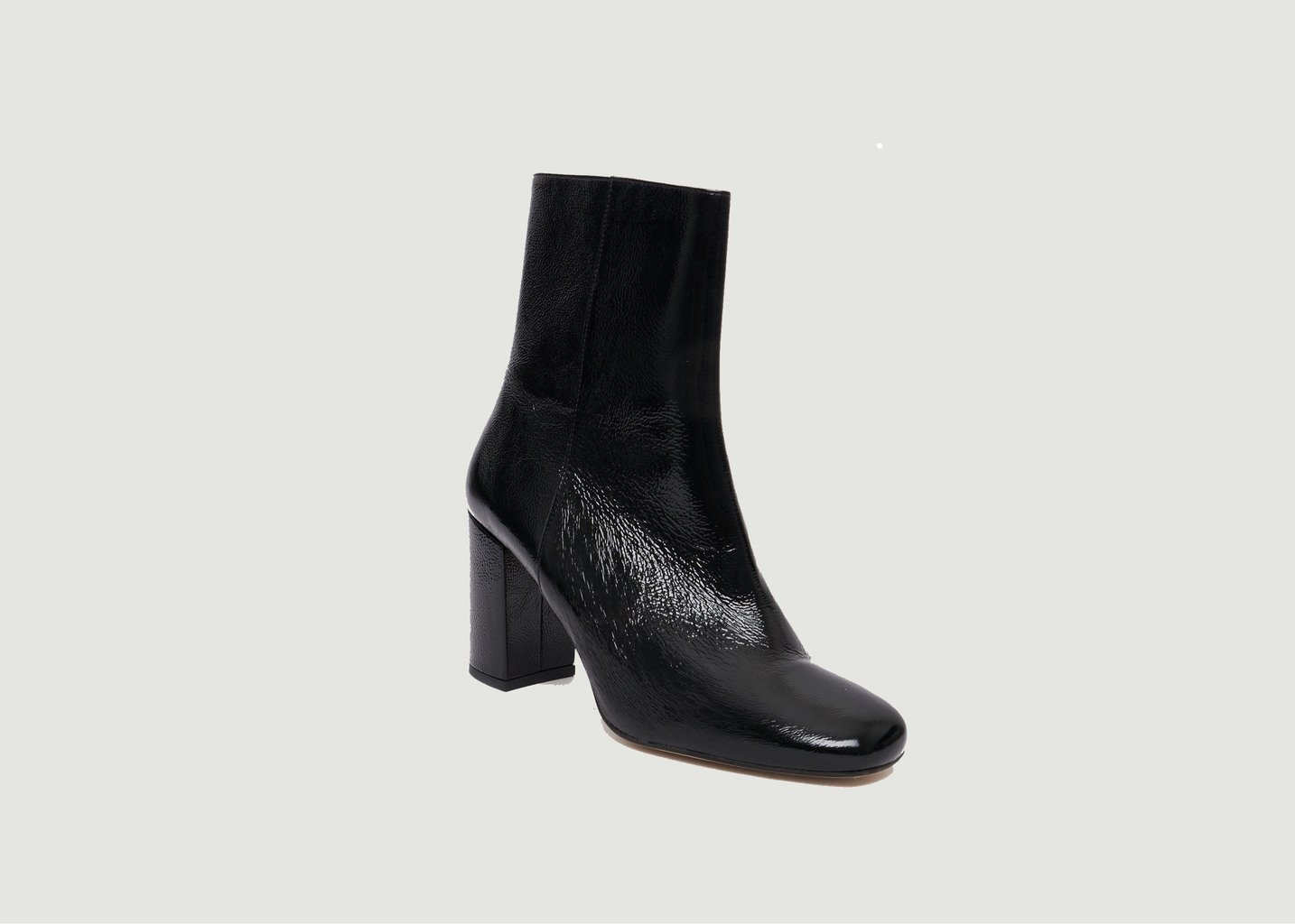 l'exception Bottines en cuir verni Pio Noir Petite Mendigote Paris