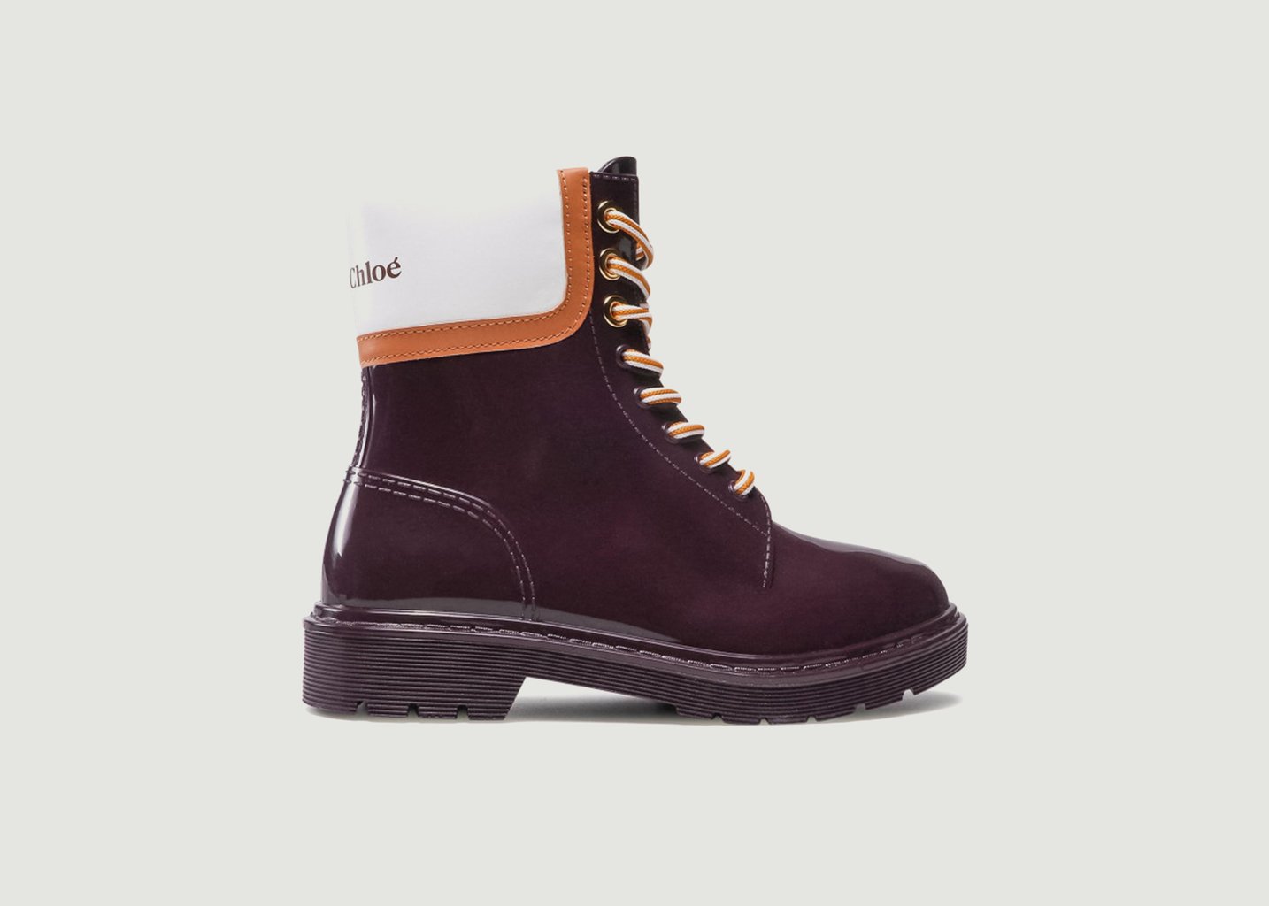 l'exception Bottines Florrie Rouge Foncé See by Chloé