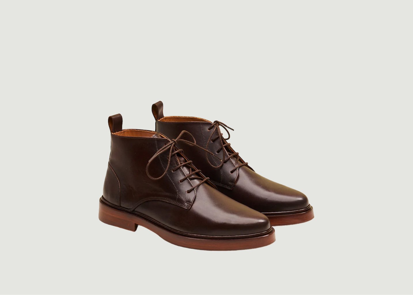 l'exception Bottines Guillaume cuir Marron Odaje ex M.Moustache