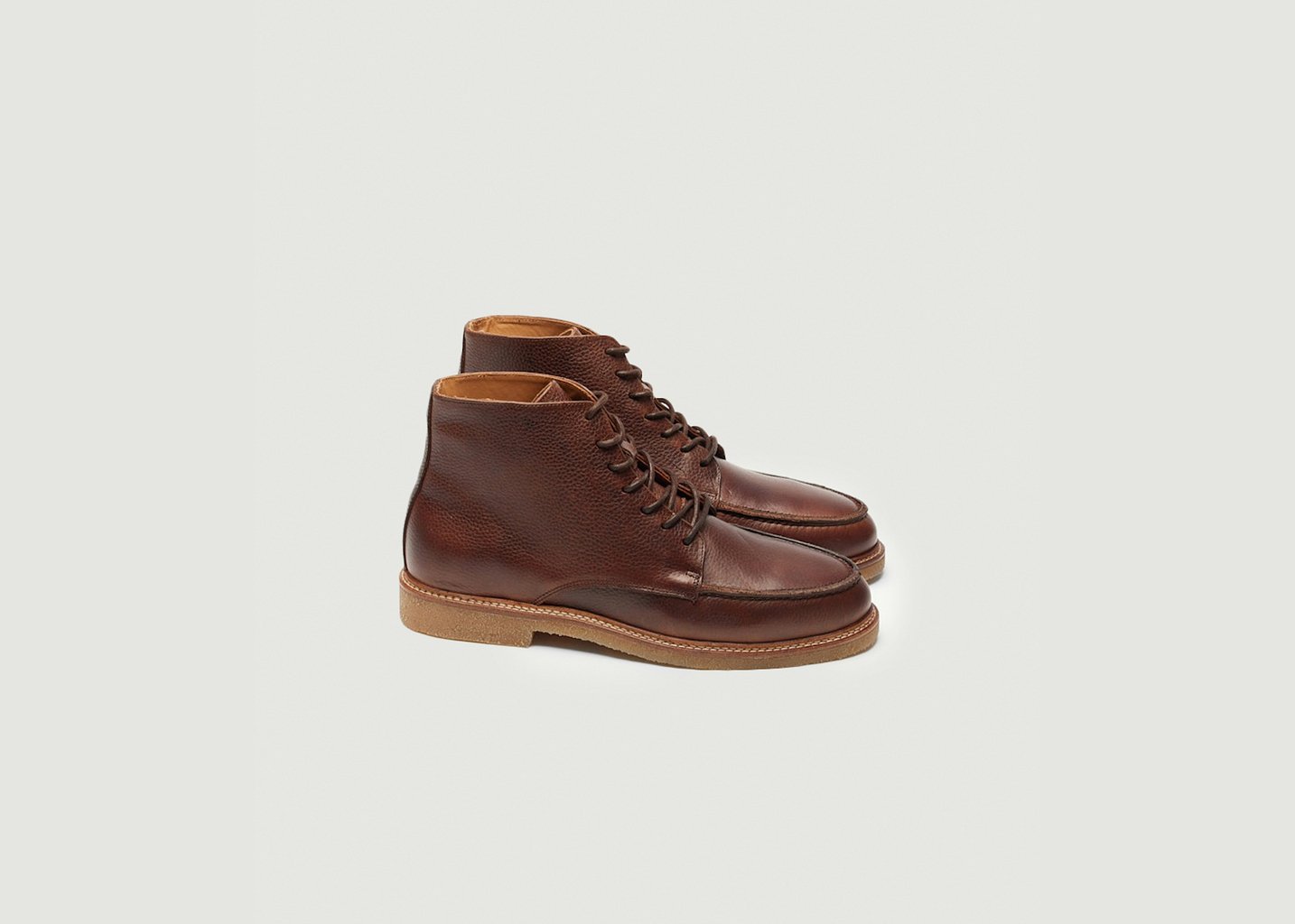 L'exception Bottines Hugo Marron Odaje Ex M.Moustache