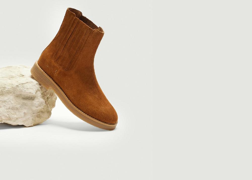 L'exception Bottines Isaure Camel Odaje Ex M.Moustache