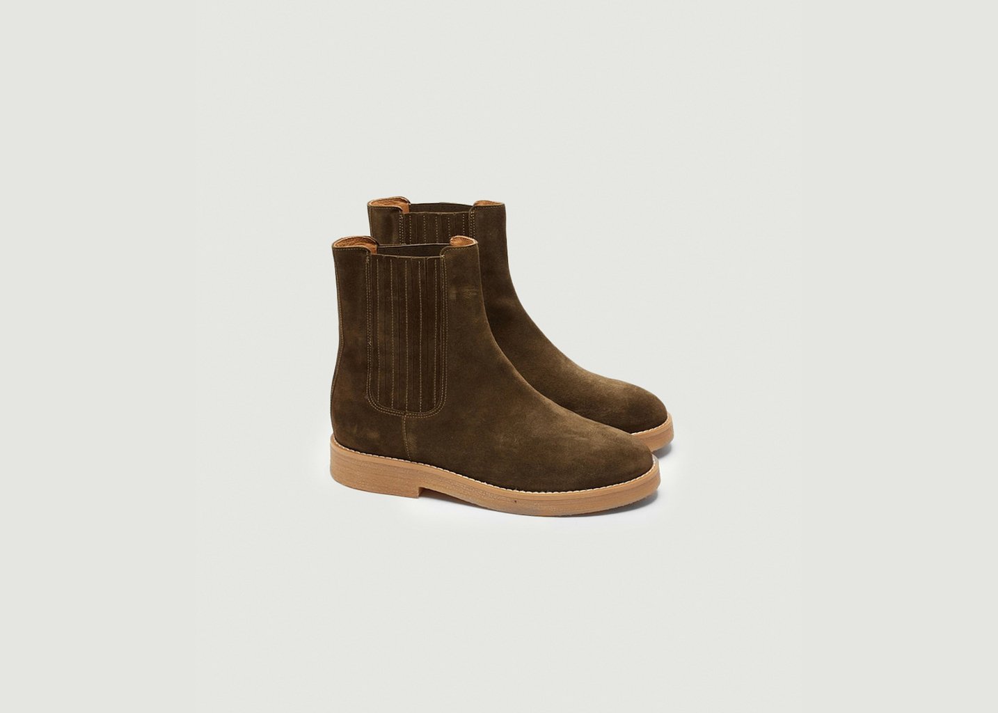 L'exception Bottines Isaure Khaki Odaje Ex M.Moustache