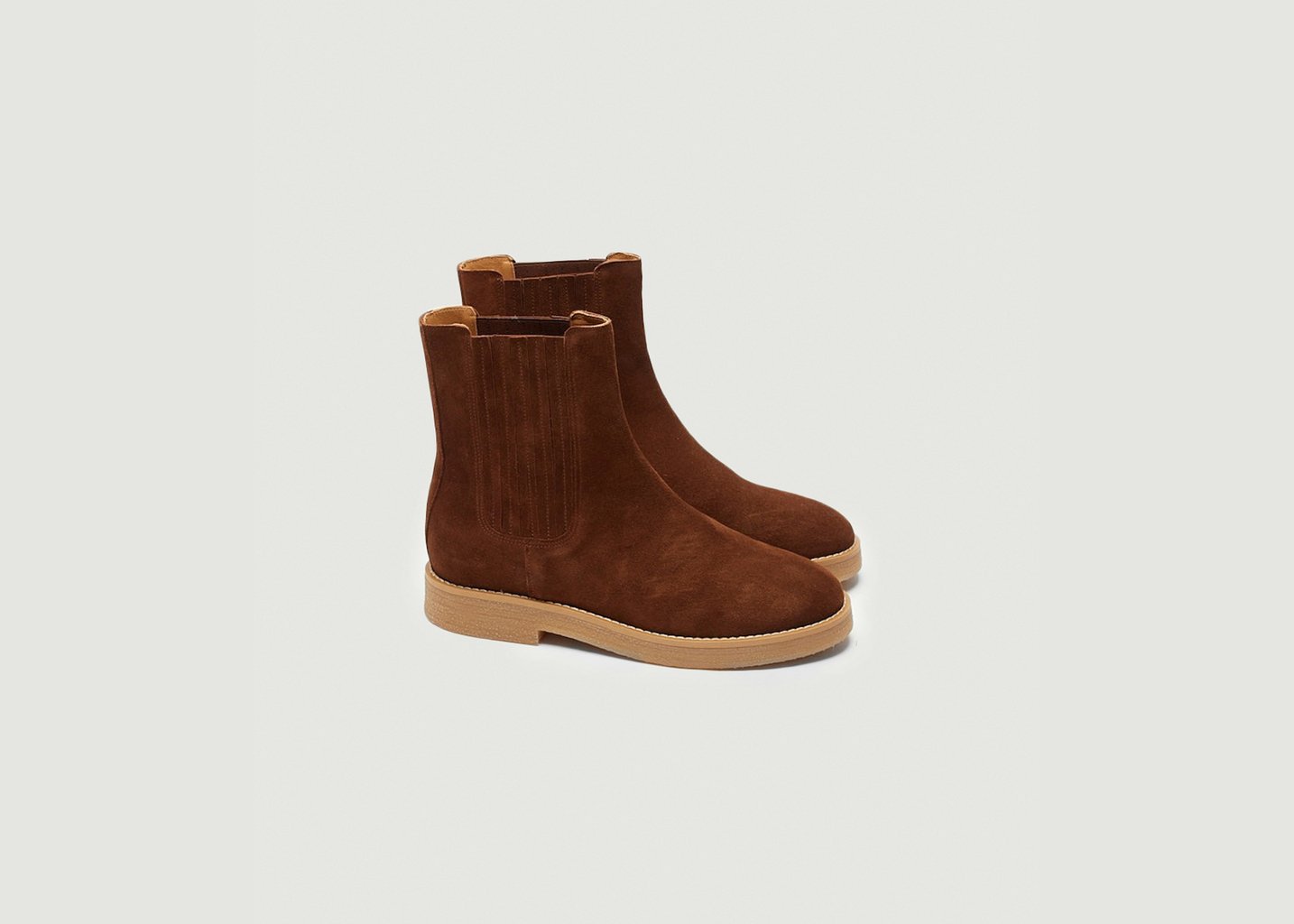 L'exception Bottines Isaure Marron Odaje Ex M.Moustache