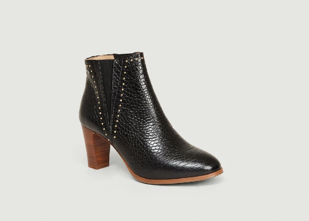 l'exception Bottines Jeanne H Noir Odaje ex M.Moustache