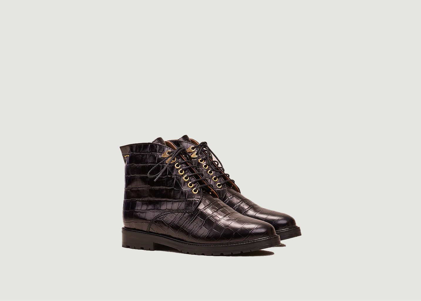l'exception Bottines Laurène Noir Odaje ex M.Moustache