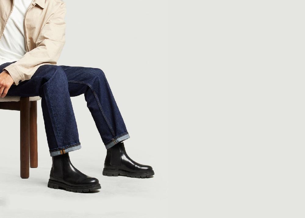 L'exception Bottines Liam Noir Odaje Ex M.Moustache