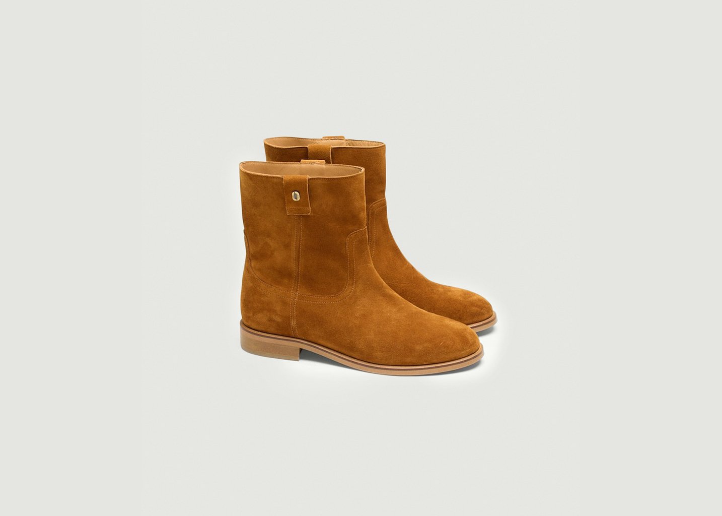 L'exception Bottines Marthe Camel Odaje Ex M.Moustache