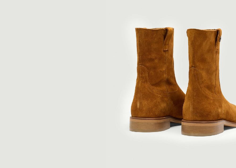 L'exception Bottines Marthe Camel Odaje Ex M.Moustache