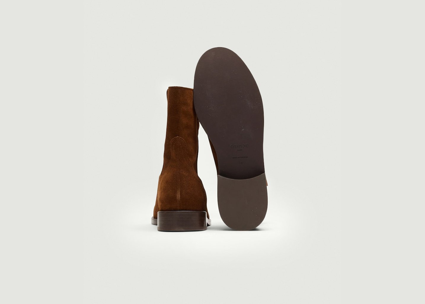 L'exception Bottines Marthe Marron Odaje Ex M.Moustache