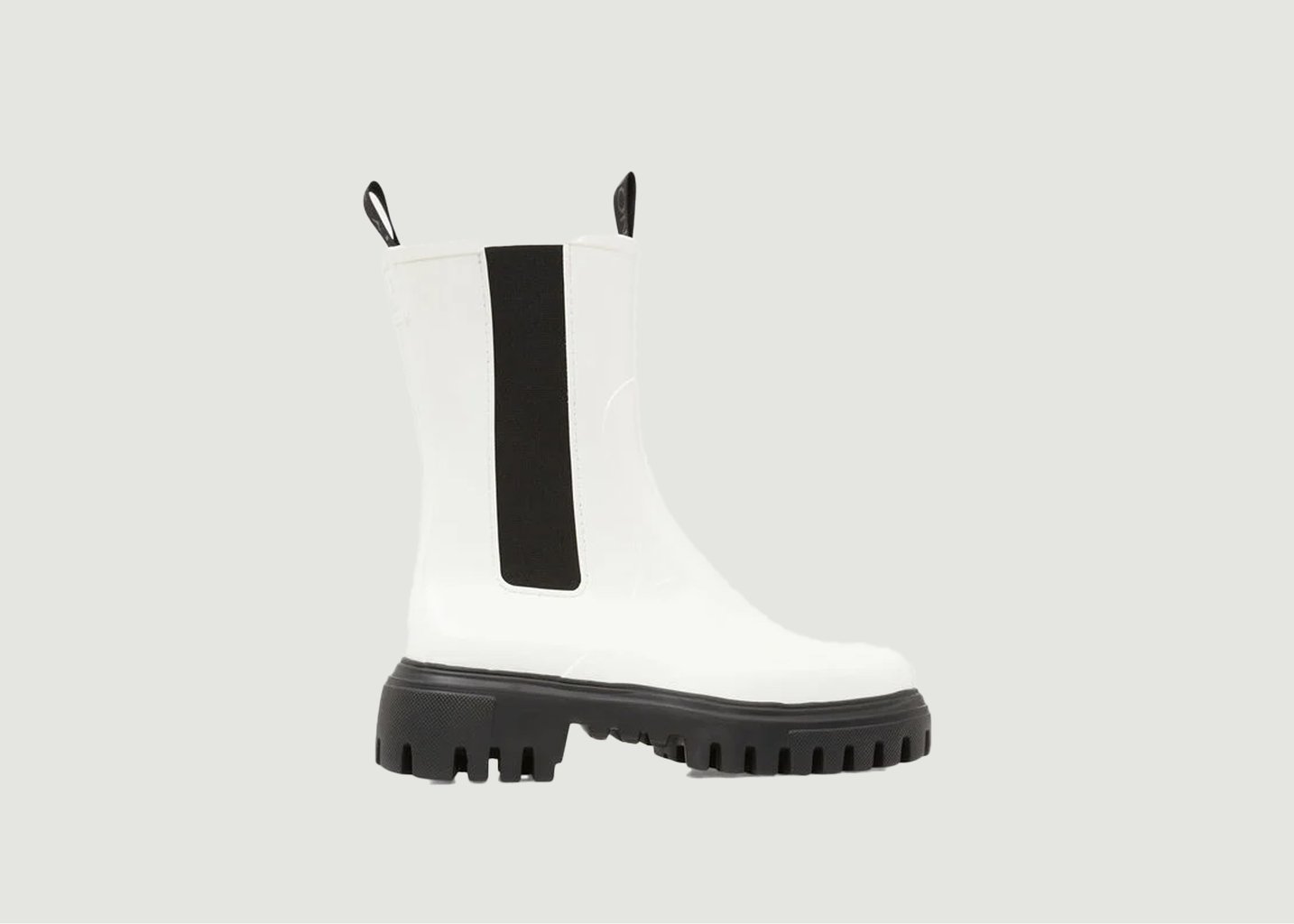L'exception Bottines Mi Hautes City Blanc Lemon Jelly