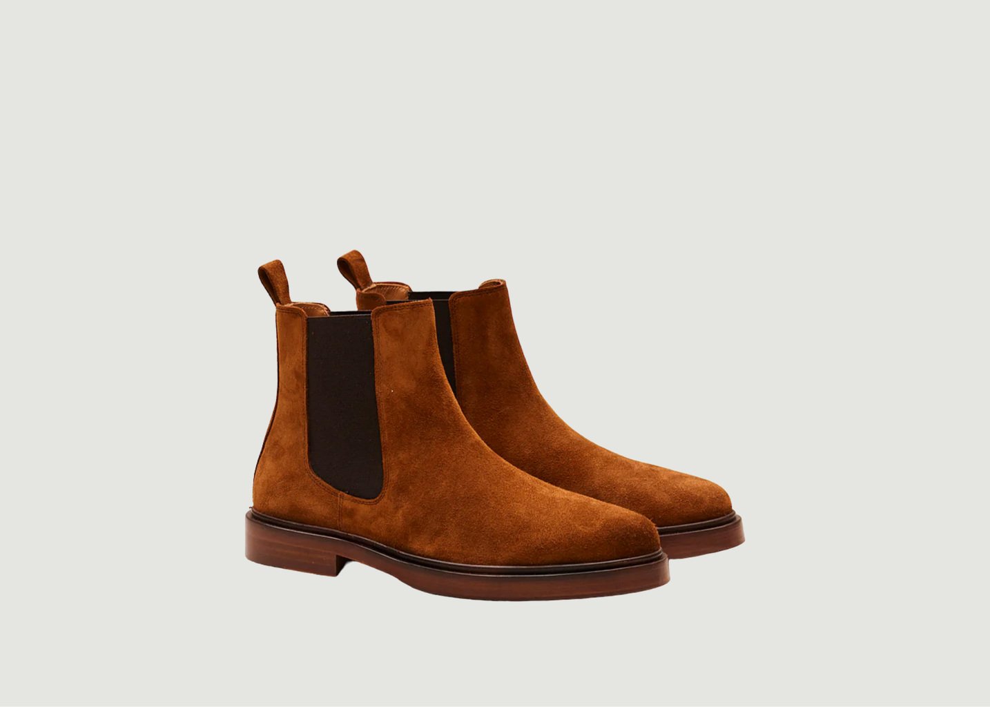 l'exception Bottines Nicolas suède Cognac Odaje ex M.Moustache