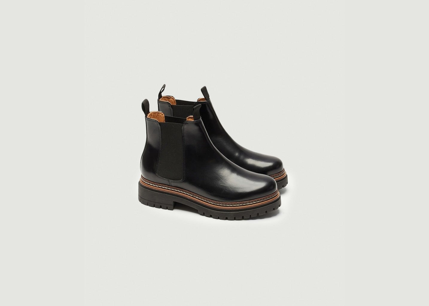 L'exception Bottines Pernille Noir Odaje Ex M.Moustache