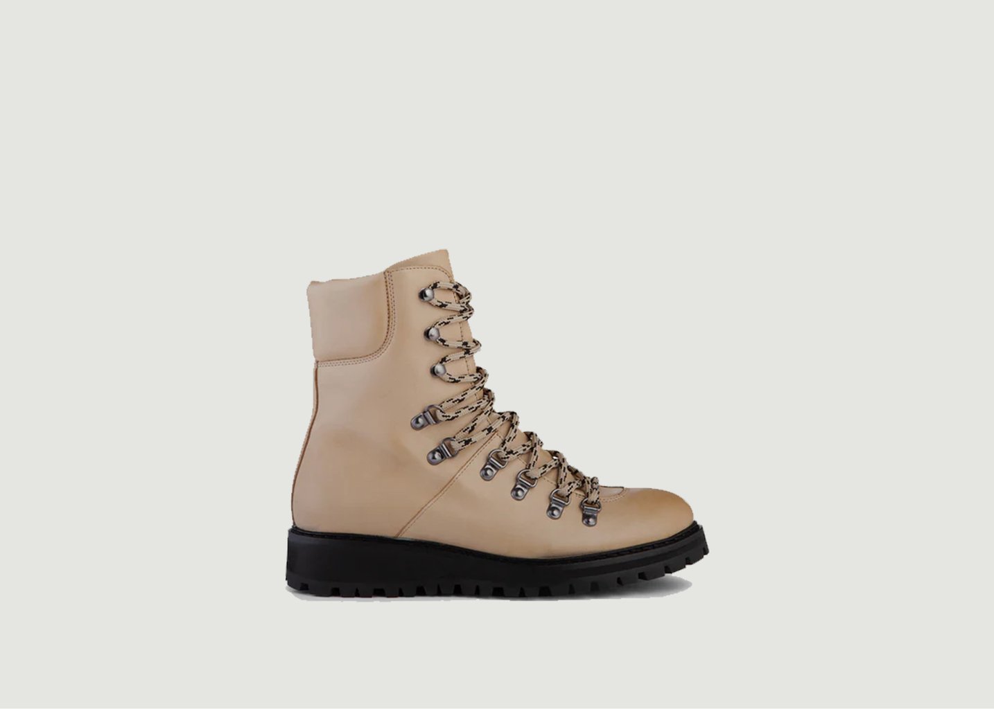 l'exception Bottines plates à lacets Alpine Sable Ivylee