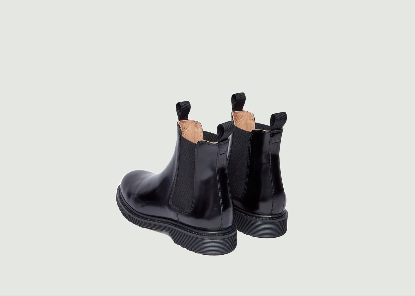 L'exception Bottines Plates Marielle Noir Odaje Ex M.Moustache