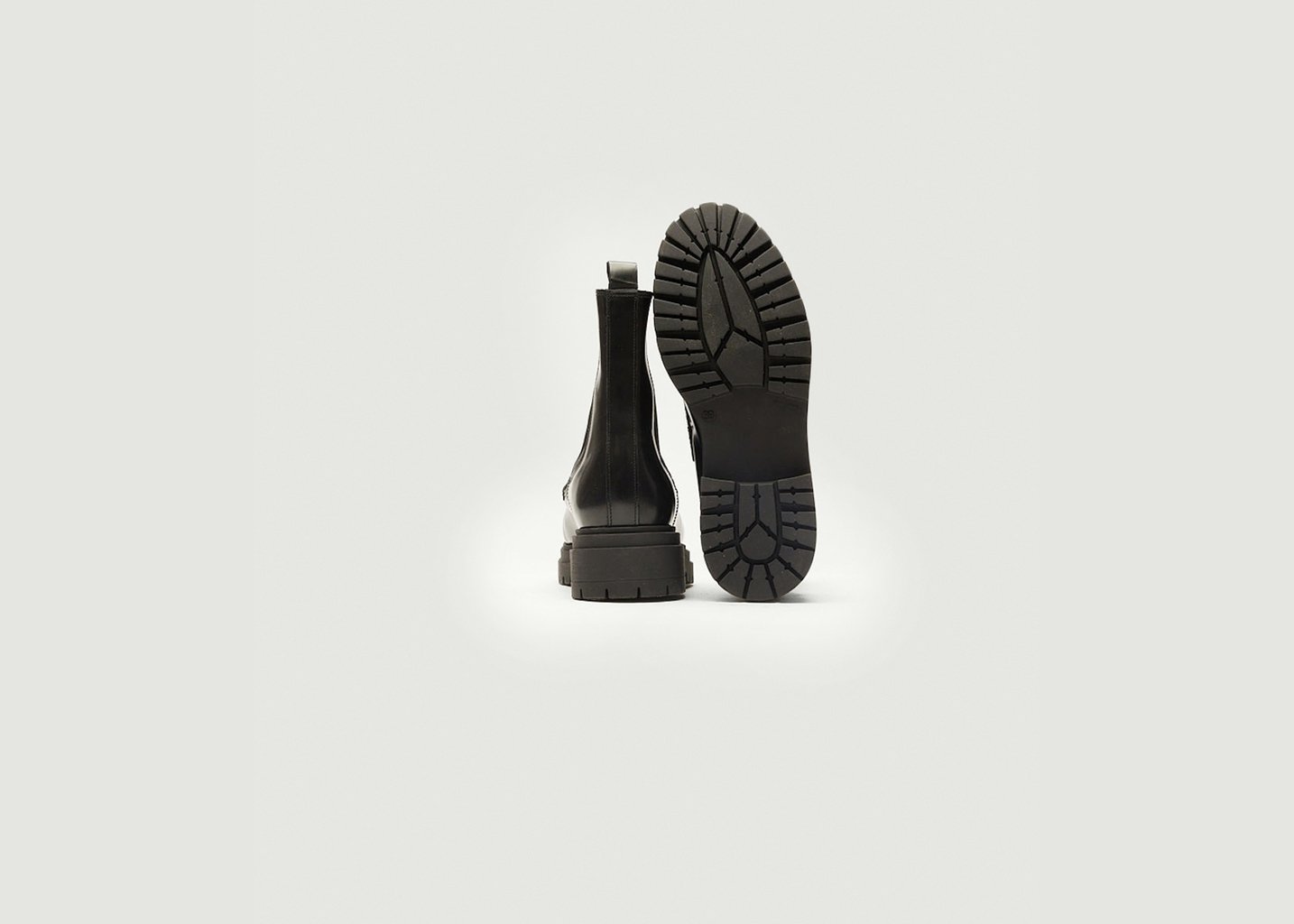 L'exception Bottines Prune Noir Odaje Ex M.Moustache