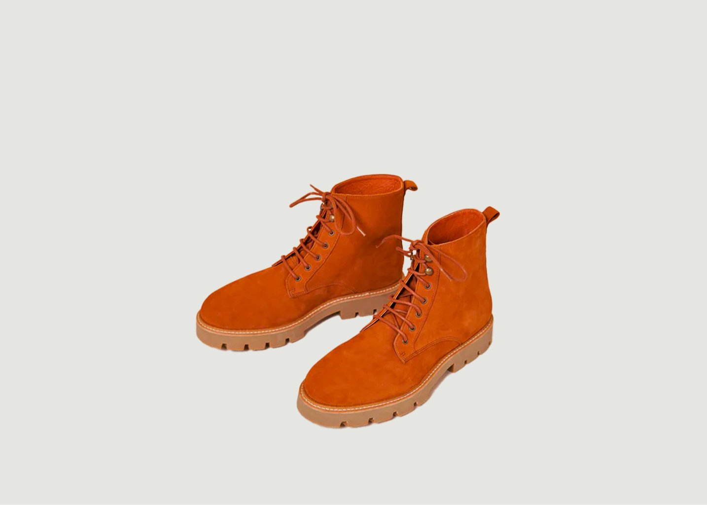 l'exception Bottines Théodore nubuck Ambre Odaje ex M.Moustache