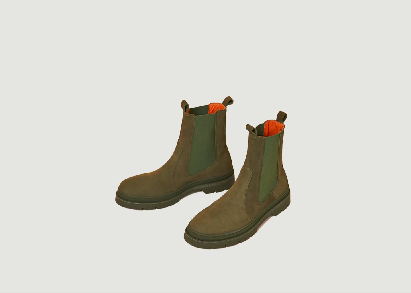 l'exception Bottines Thomas nubuck Khaki Odaje ex M.Moustache