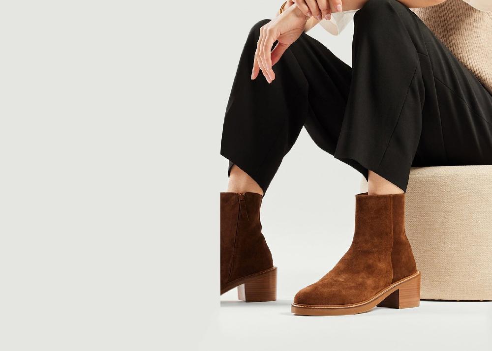 L'exception Bottines Véronique Marron Odaje Ex M.Moustache
