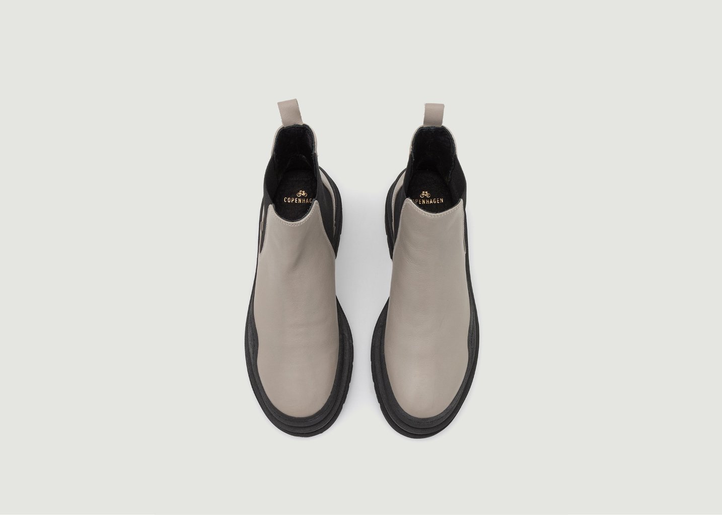 L'exception Bottines Vitello Gris Copenhagen Studios