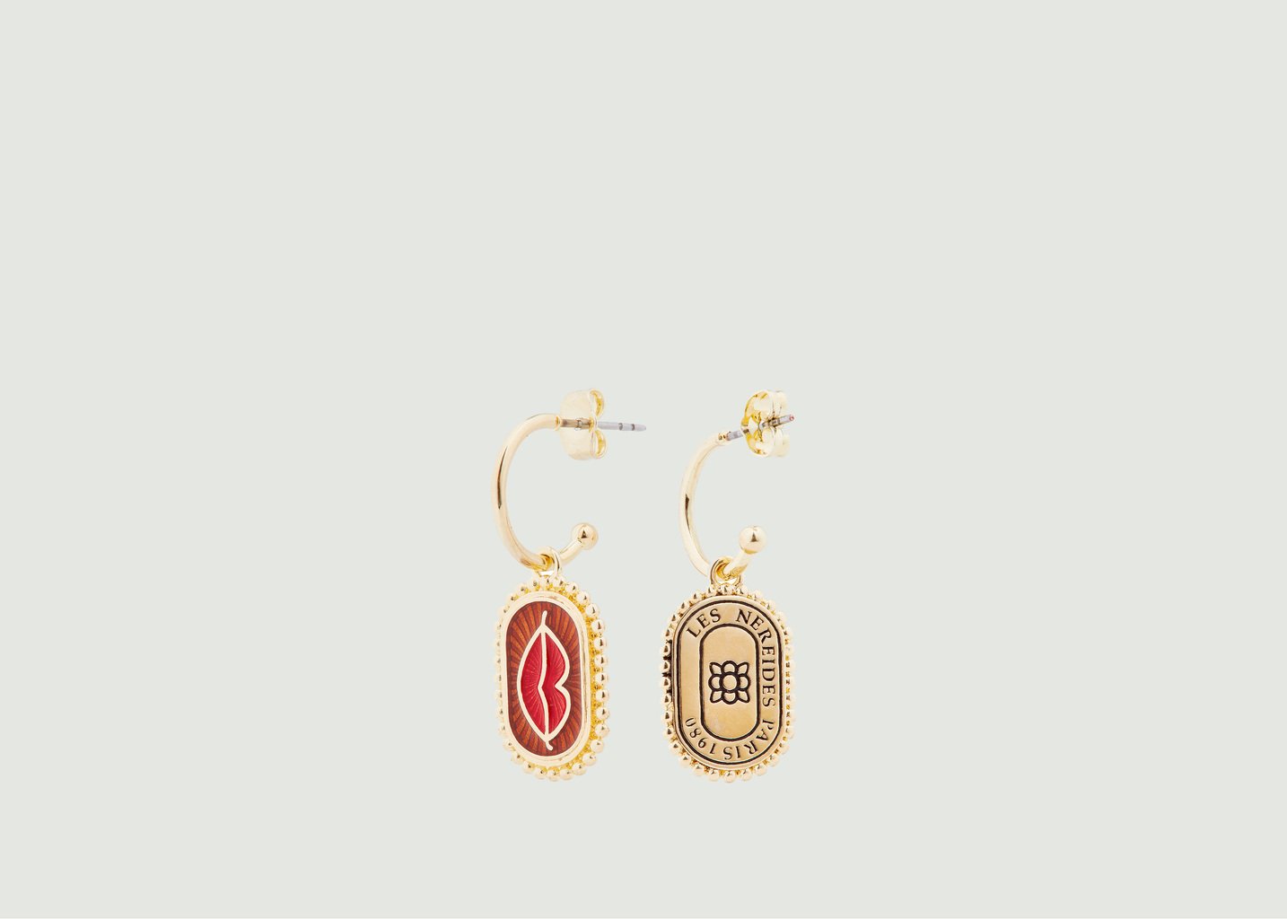 L'exception Boucle D'oreille Art Divinatoire Marron Les Néréides