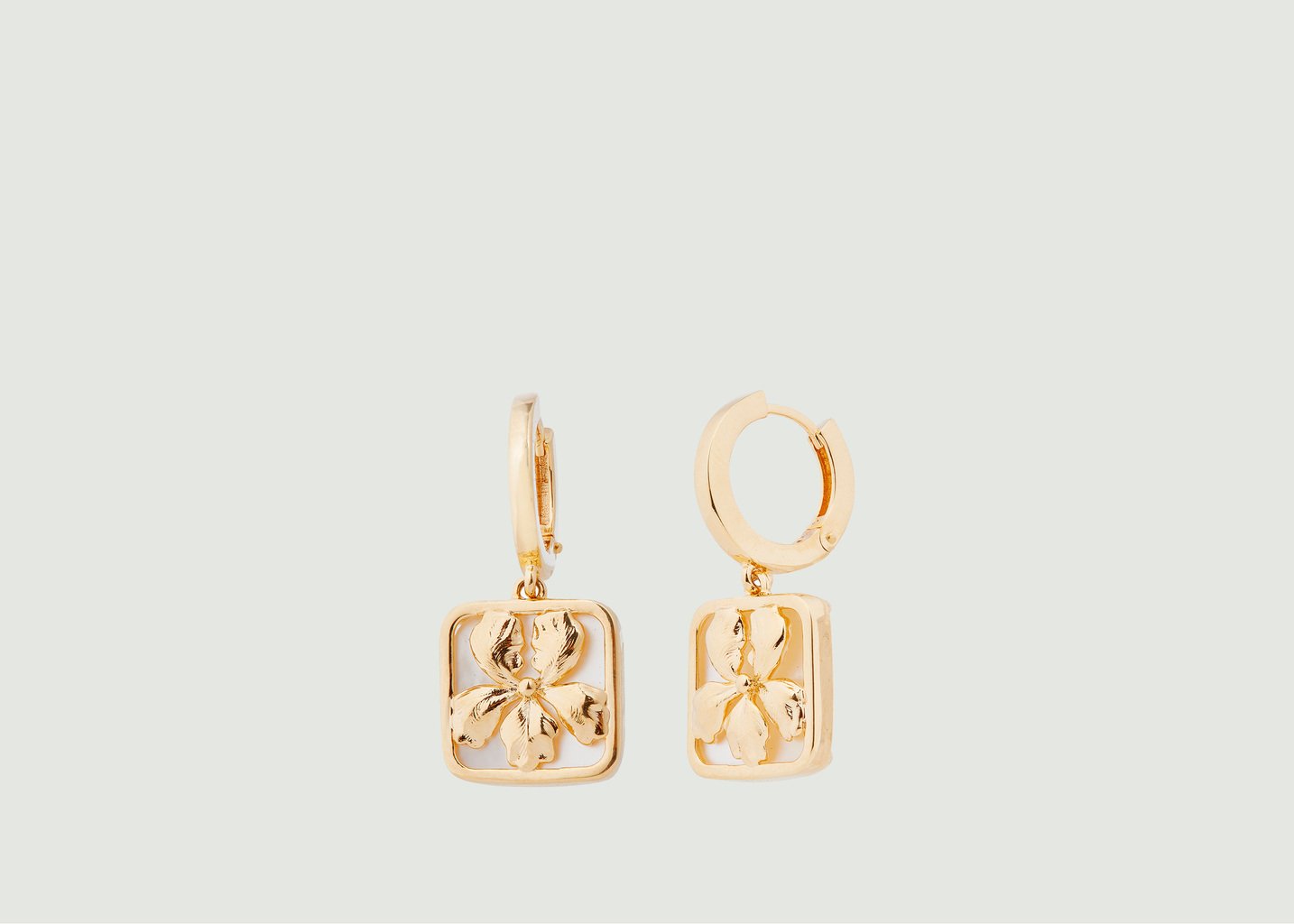 l'exception Boucles d'oreille Les Iris Or Les Néréides