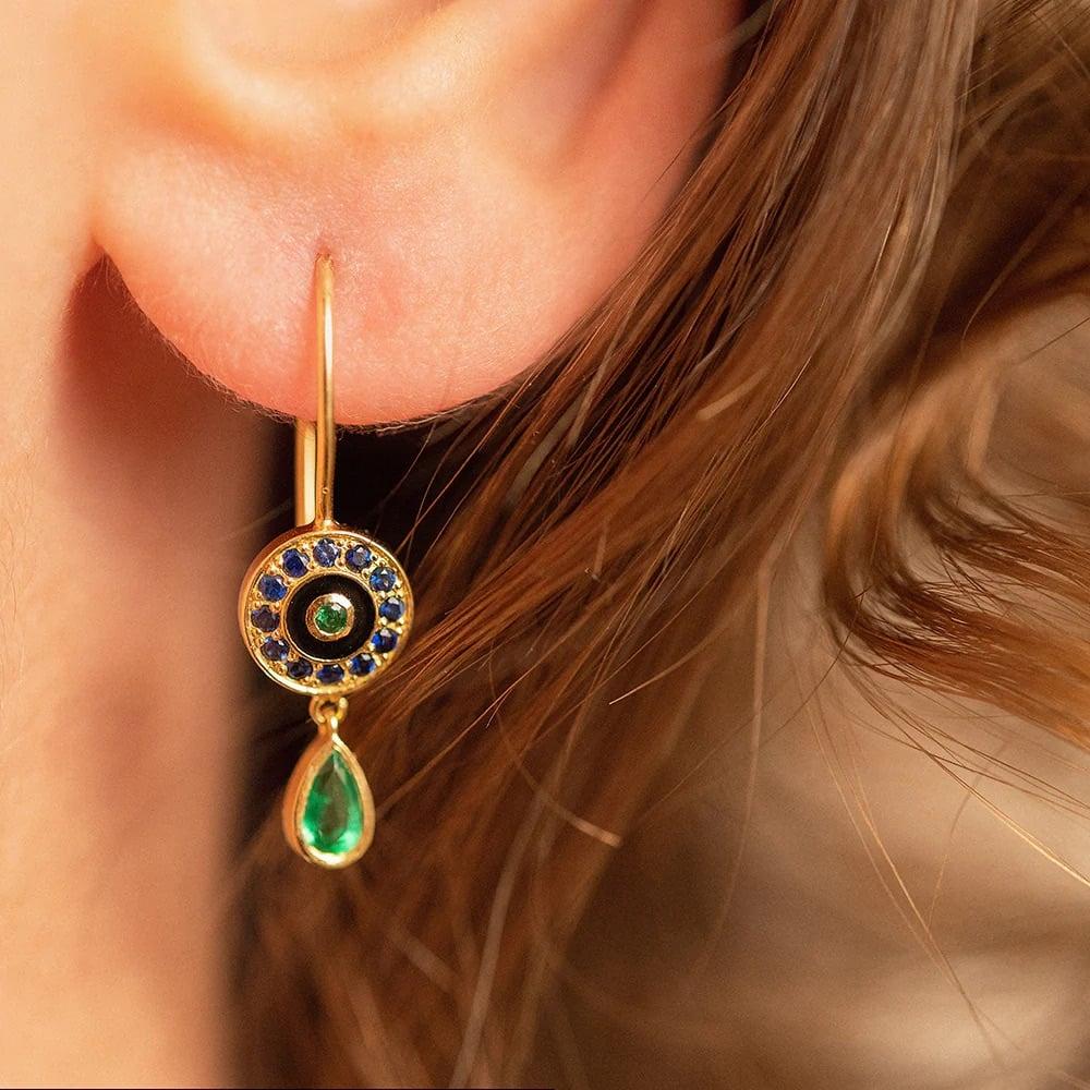 L'exception Boucles D'oreille Luna Or Sophie D'Agon