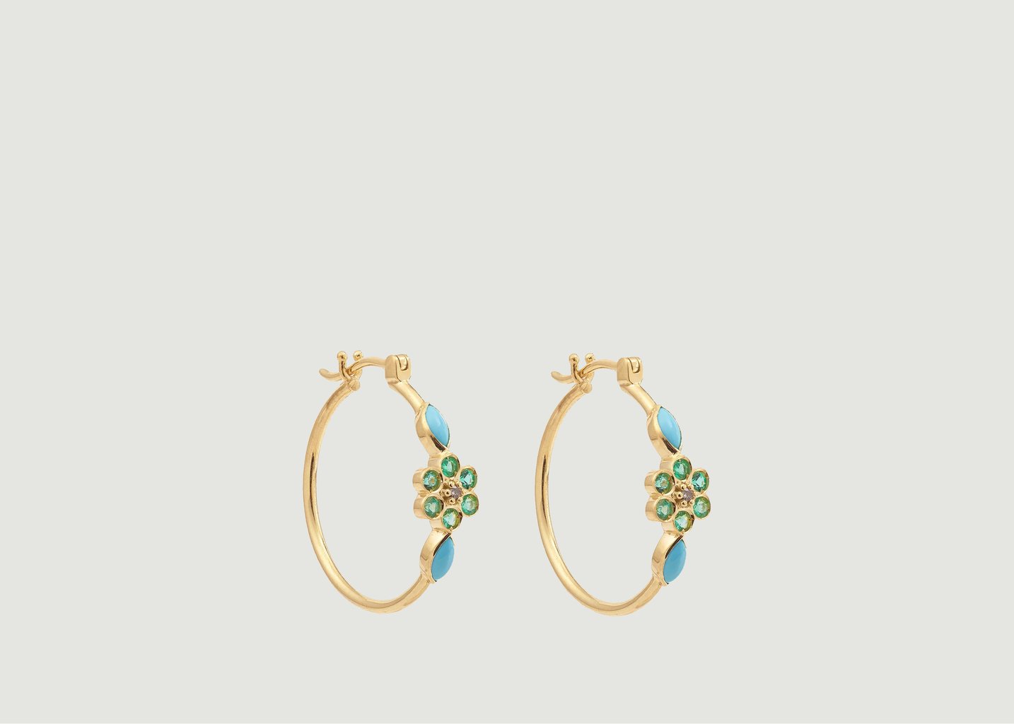 L'exception Boucles D'Oreille Miniflower Or Sophie D'Agon