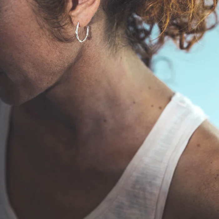 L'exception Boucles D'oreilles Ariane Argent Maison Vanité