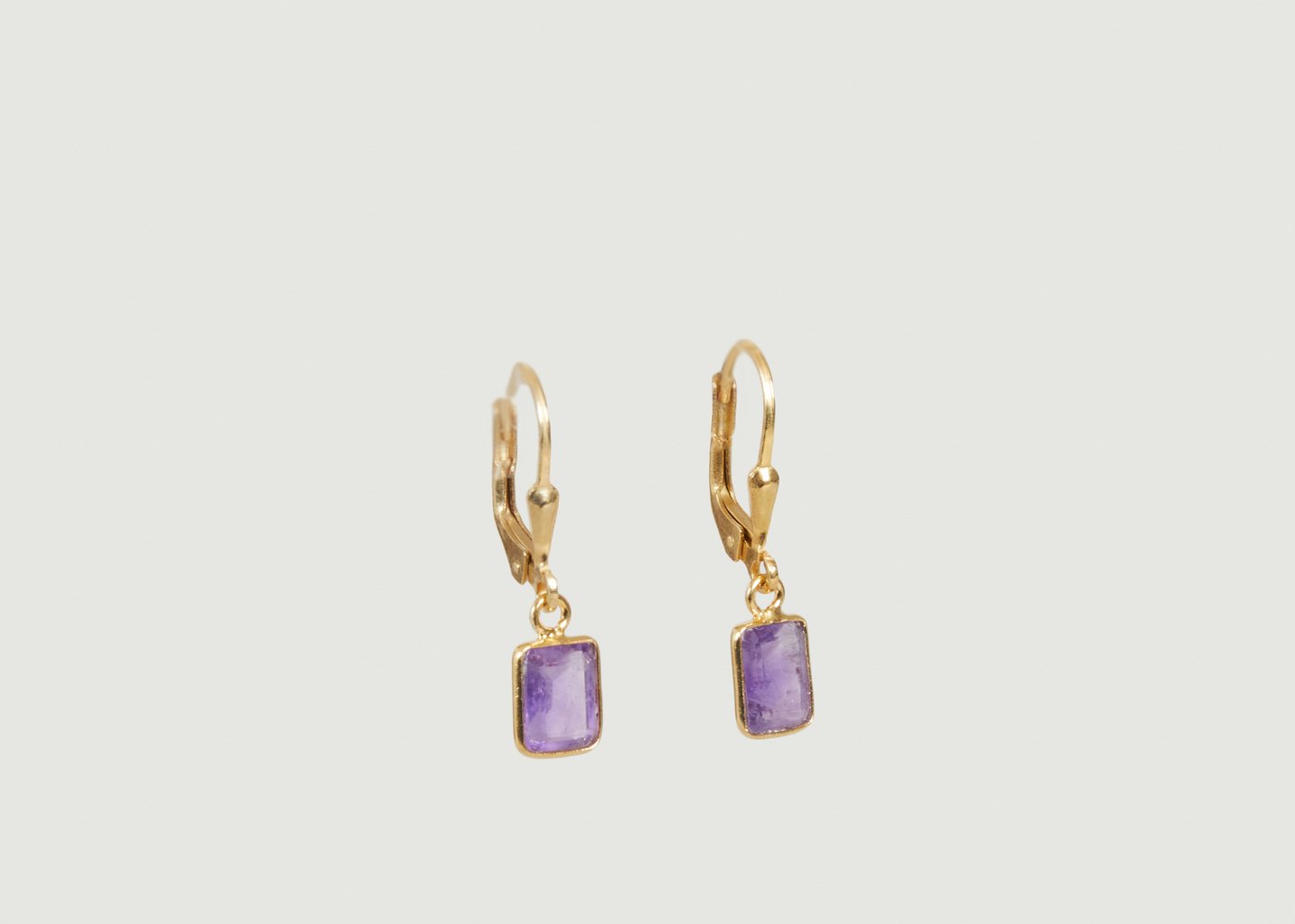 l'exception Boucles d'oreilles Candidasa Violet Wildstone Paris