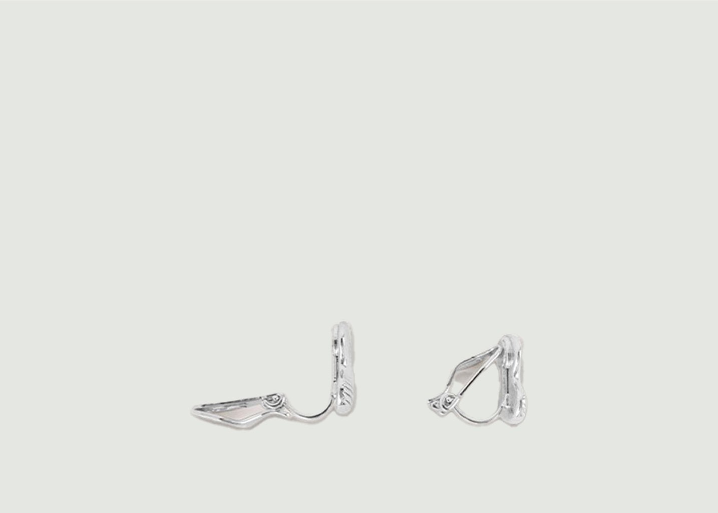 L'exception Boucles D'oreilles Clip Shapy Argent Aerea Studio
