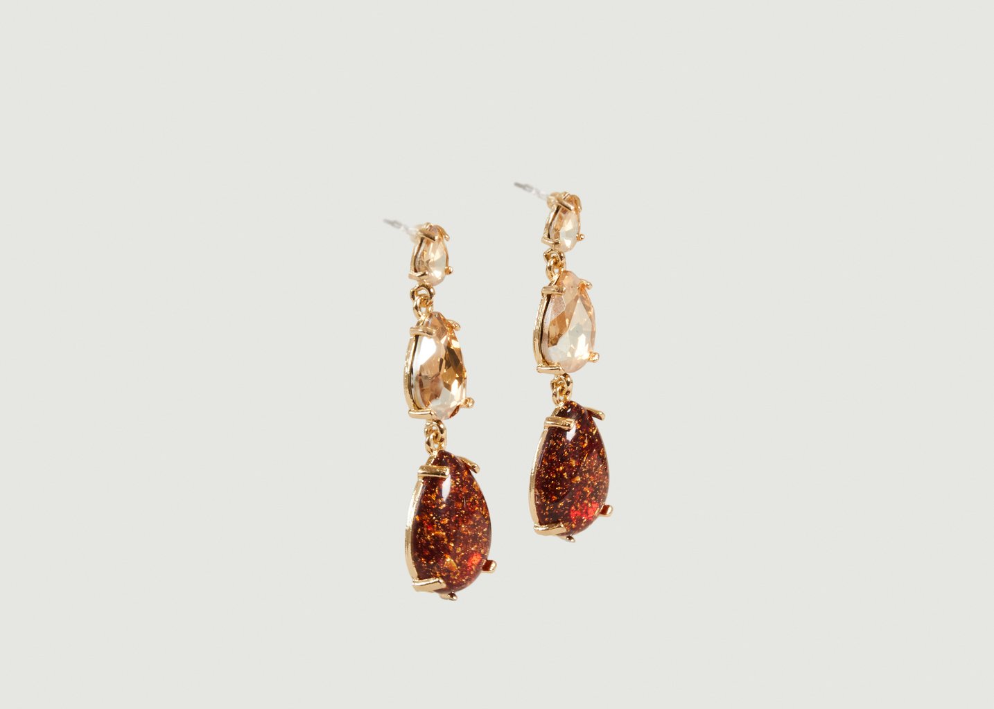 l'exception Boucles d'oreilles Clothilde Or Horizon&joyas