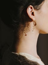 L'exception Boucles D'oreilles Ettore Totem Twist Or Judith Benita