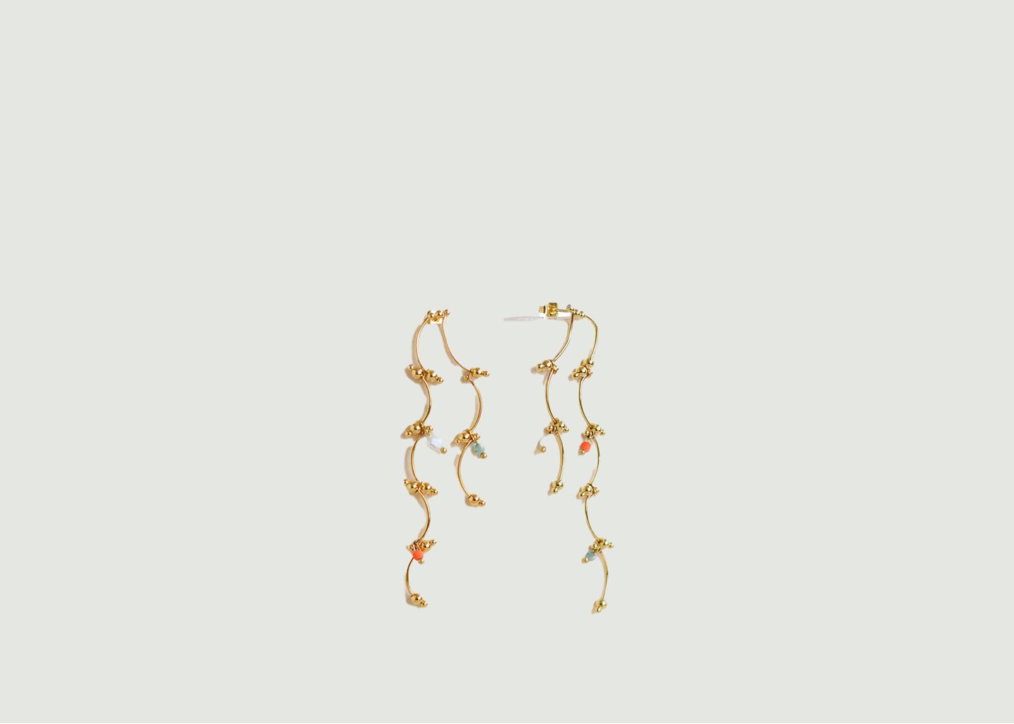L'exception Boucles D'oreilles Fiore Maxi Or Judith Benita