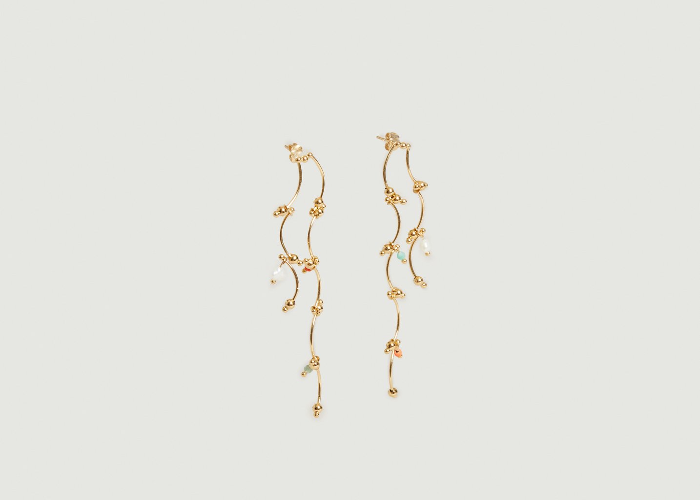 L'exception Boucles D'oreilles Fiore Maxi Or Judith Benita