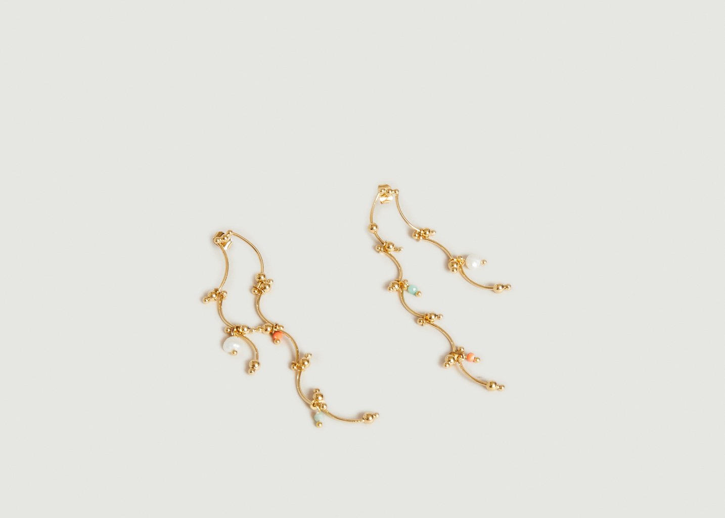 L'exception Boucles D'oreilles Fiore Maxi Or Judith Benita