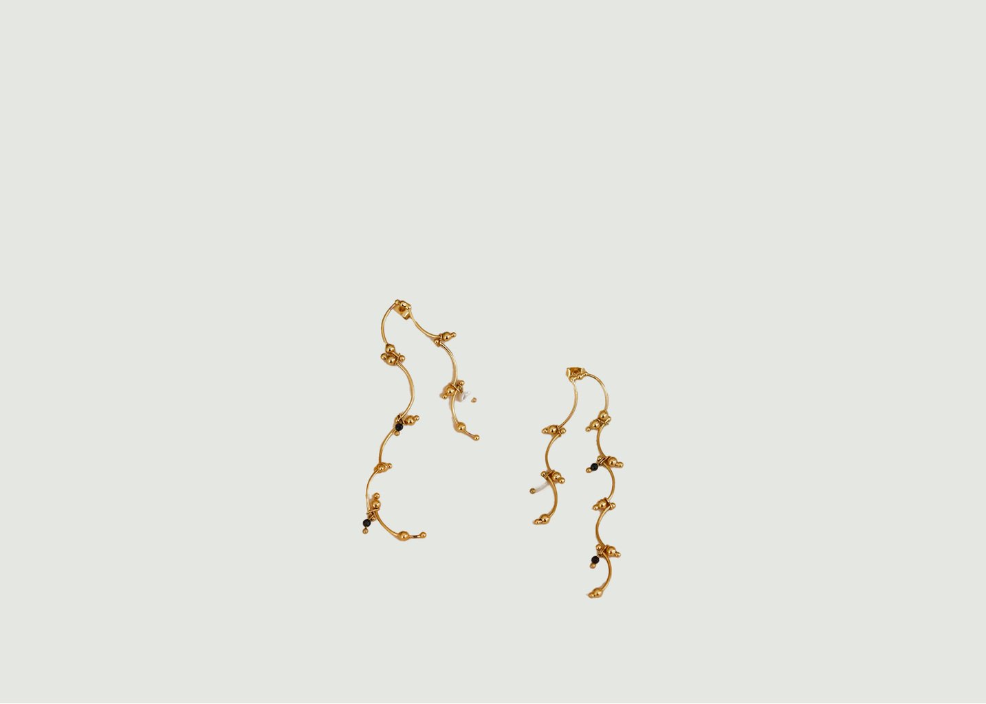 l'exception Boucles d'oreilles Fiore maxi Or Judith Benita