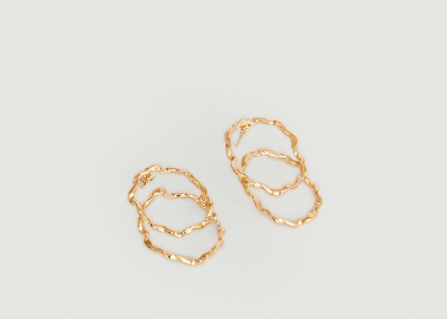 L'exception Boucles D'oreilles Horizons Maxi Or Judith Benita