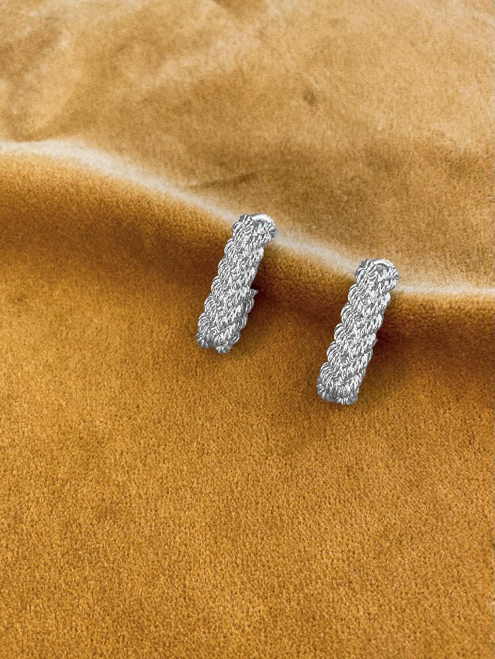 L'exception Boucles D'oreilles J Argent Bénédicte Paris