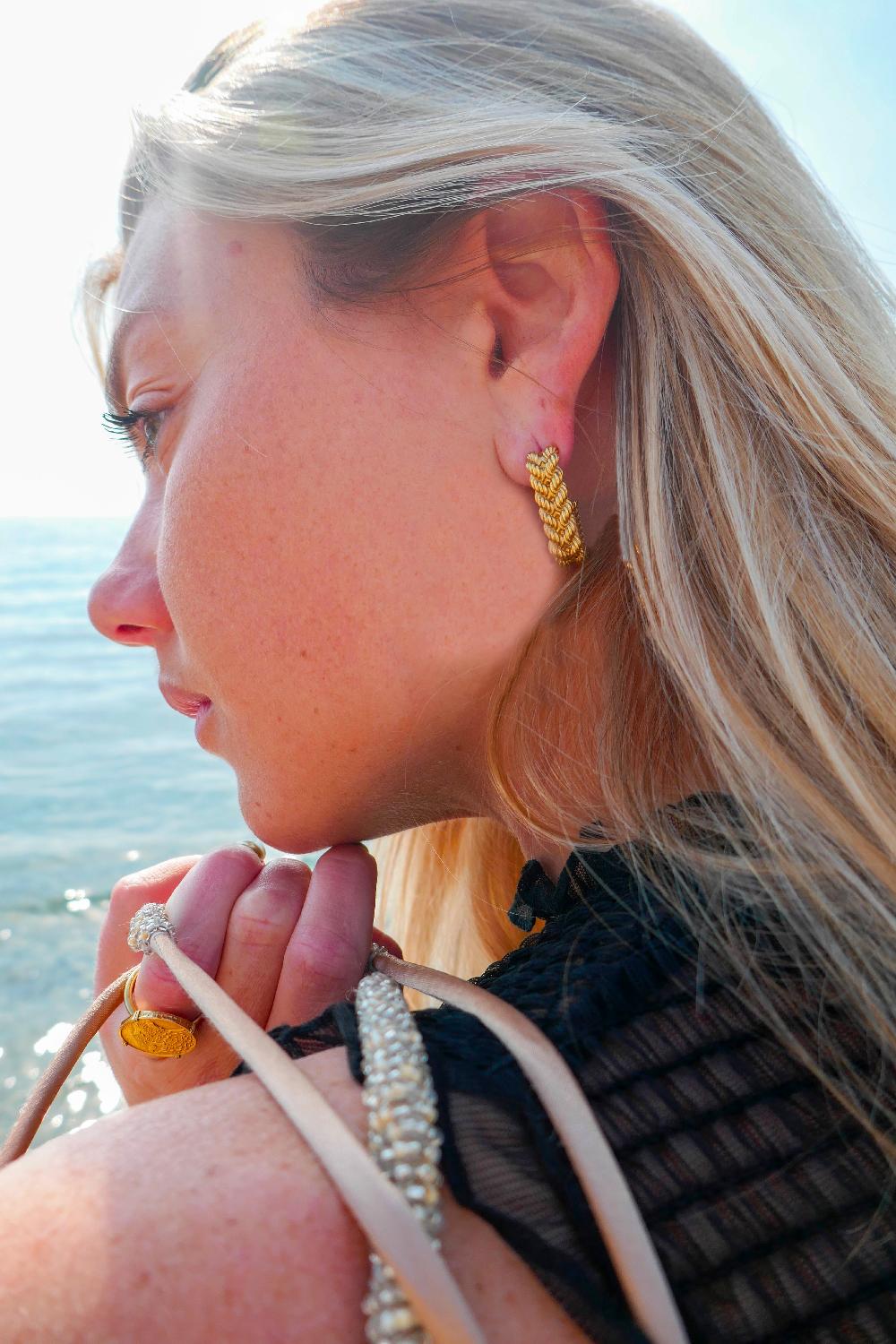 L'exception Boucles D'oreilles J Or Bénédicte Paris