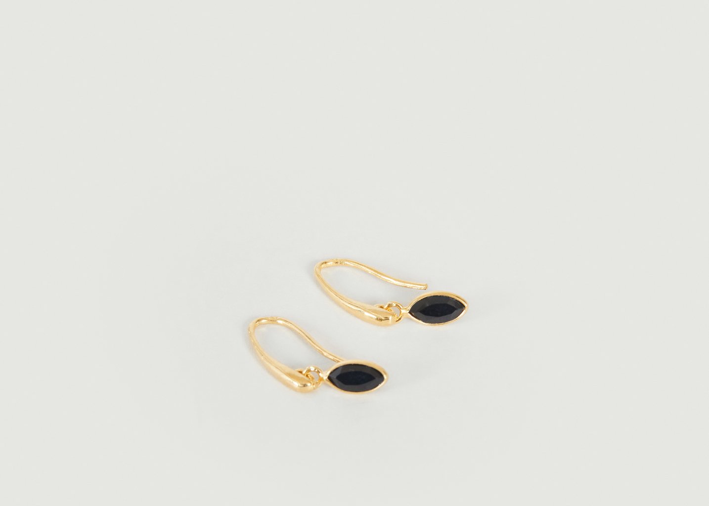 L'exception Boucles D'oreilles Mini Ubud Spinelle Noir Wildstone Paris